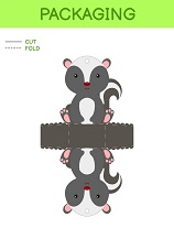 çocuklar için hazır hayvan model maketi şablonu, paper craft model animals